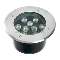 Светодиодный светильник тротуарный (грунтовый) Feron SP2803 9LED, 4000К ,10W, AC12V D160*H90mm,вн.диаметр:110mm,IP67 48347