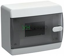 Корпус ЩРН-П-6 UNION Compact IP41 черн. прозр. дверь пластик. IEK UIC-KP12-N-06-41-K01