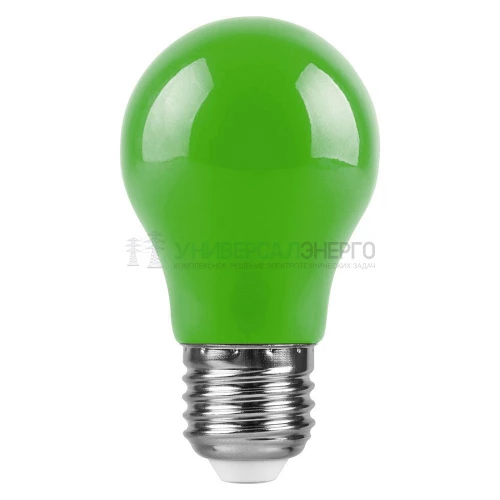 Лампа светодиодная Feron LB-375 E27 3W зеленый 25922 фото 6
