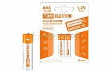 Аккумулятор AAA-800 mAh Ni-MH BP-2 TDM