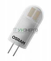 Лампа светодиодная LED STAR PIN40 CL 3.5Вт 827 тепл. бел. G4 12В прозр. стекл. OSRAM 4058075369009