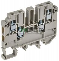 Колодка клеммная CTS-MC ARMAFIX 4 вывода 4кв.мм сер. IEK YCT12-00-4-K03-004