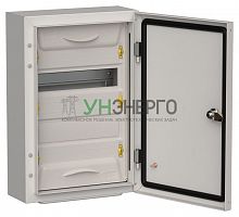 Корпус ЩРн-24 (1х24) TITAN 5 460х310х140 IP54 метал. сер. IEK TI5-50-N-024-54-7035