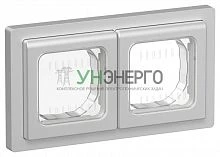 Рамка 2-м СП FLITE Рпро-2-55-ФлА IP55 алюм. IEK FI-M20-32-55-K47 Рамка 2-м СП FLITE Рпро-2-55-ФлА IP55 алюм. IEK FI-M20-32-55-K47