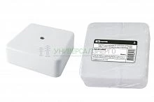 Коробка распаячная КР 50х50х20 ОП белая, IP40, с клем. колодкой, инд. штрихкод TDM