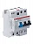 Выключатель автоматический дифференциального тока 2п C 16А 30мА тип AC 6кА DS202 4мод. ABB 2CSR252001R1164