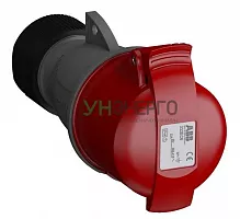 Розетка кабельная 332EC6 Easy&Safe 332EC6 32А 3P+E IP44 6ч ABB 2CMA102040R1000 Розетка кабельная 332EC6 Easy&Safe 332EC6 32А 3P+E IP44 6ч ABB 2CMA102040R1000