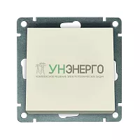 Выключатель 1-кл. СП Афина 10А IP20 механизм сл. кость (ivory) Universal A0021-I