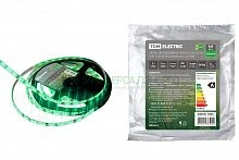 Лента светодиодная SMD2835-60 LED/м-IP20-12 В-4.8 Вт/м-зелёный (5 м) TDM