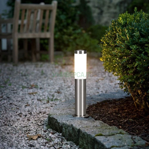 Светильник садово-парковый Feron DH022-450, Техно столб, 18W E27 230V, серебро 11809 фото 6