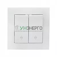 Переключатель проходной 2-кл. СП Валенсия 10А IP20 бел. PROxima EKF EWV10-027-10