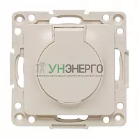 Розетка 1-м СП Стокгольм 16А IP44 с заземл.защ. шторки с крышкой механизм бел. PROxima EKF EYR16-028-10-44