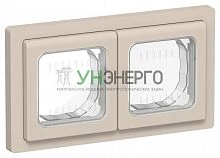Рамка 2-м СП FLITE Рпро-2-55-ФлЛ IP55 льняной IEK FI-M20-32-55-K88 Рамка 2-м СП FLITE Рпро-2-55-ФлЛ IP55 льняной IEK FI-M20-32-55-K88
