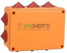 Коробка распаячная огнестойкая ПС 150х110х70 4P 6кв.мм IP55 10 вводов IEK UKF30-150-110-070-4-6-09