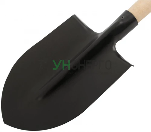 Лопата штыковая 190х350х1420мм деревянный черенок КУРС 77213 фото 2