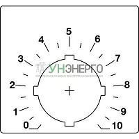 Шильдик для потенциометра (со шкалой) ABB SK615562-88