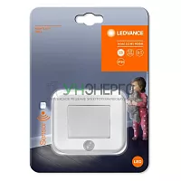 Светильник NIGHTLUX Hall 0.25Вт 4000К 14лм IP54 3х1.5В LR03 с сенсором бел. LEDVANCE 4058075260658