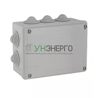 Коробка распределительная ОП 190х140х70мм IP55 10 каб. ввод DKC 54100