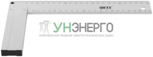 Угольник столярный литой профи 250мм алюм. FIT 19552 фото 4