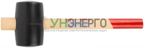 Киянка 70мм 750г деревянная ручка резинов. КУРС 45375 фото 3
