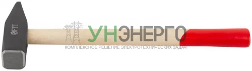 Молоток кованый 600г деревянная ручка FIT 44206 фото 4