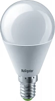 Лампа светодиодная 61 333 NLL-G45-8.5-230-2.7K-E14 8.5Вт шар матовая 2700К тепл. бел. E14 640лм 176-264В Navigator 61333