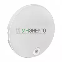 Светильник светодиодный ЖКХ ДПО-2200 12Вт 6500К IP65 круг с инфракрасным датчиком движения LUMA EKF BKL-2200DI-R-12-6500