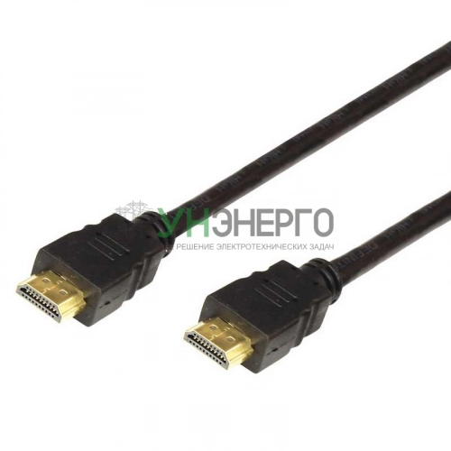 Шнур HDMI - HDMI gold 3м с фильтрами Rexant 17-6205