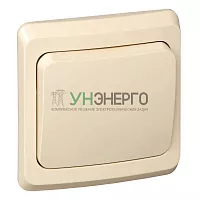 Переключатель проходной 1-кл. СП Этюд 10А IP20 крем. SE BC10-004K