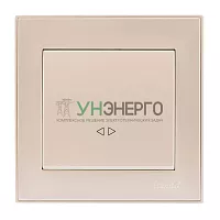 Выключатель промежуточный 1-кл. СП Rain IP20 крем. LEZARD 703-0303-107