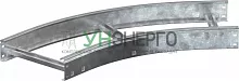 Угол для лотка 45град. 200х150 R600 LESTA HDZ IEK CPG05-4-45-150-200-HDZ