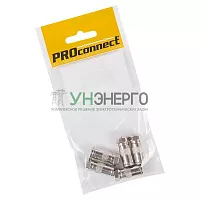 Переход штекер F - гнездо TV (уп.5шт) PROCONNECT 05-4362-4-9