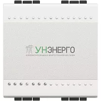 Переключатель 1-кл. 2мод. СП LivingLight 16А IP20 винтов. клеммы бел. Leg BTC N4003M2N