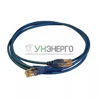 Шнур коммутационный HD RJ45 кат. 6 U/UTP LSZH неэкранир. 2м голуб. Leg 051547