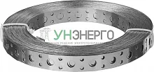 Лента перфорированная 12х0.55мм прямая накл. (уп.25м) Tech-KREP 123882