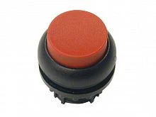 Головка кнопки M22S-DRH-R выступающая с фикс. красн.; черн. лицевое кольцо EATON 216668