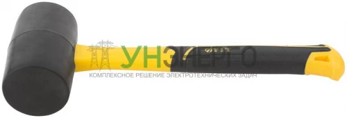 Киянка 65мм 680г фибергласовая ручка резинов. FIT 45514 фото 4