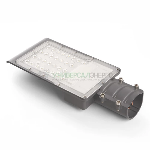 Светодиодный уличный консольный светильник Feron SP3031 30W 6400K 230V, серый 32576 фото 3
