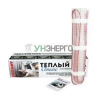 Комплект "Теплый пол" (мат) Classic RNX-8.0-1200 (S 8.0кв.м (0.5х16.0м)) 1200Вт двужил. с экраном Rexant 51-0514-2