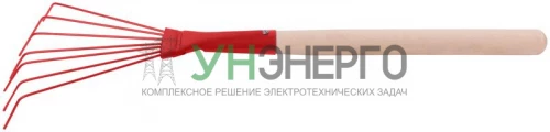 Грабли веерные проволочные 7 зубьев 76809