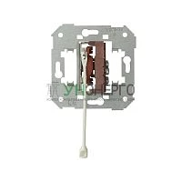 Переключатель проходной 1-кл. СП Simon 82 10А со шнурком механизм Simon 75203-39