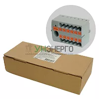 Зажим блочный (групп) для распред.тока нагрузки push-in на 12 точек, сеч 2,5 мм2, 690V,41А,1точка интегр. питание,  LD580 PTFIX 6-12/25 49748