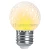 Лампа-строб Feron LB-377 Шарик прозрачный E27 1W 2700K 38208