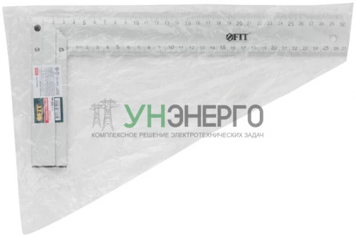 Угольник столярный литой профи 300мм алюм. FIT 19553 фото 3