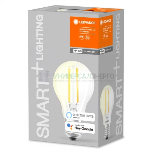 Лампа светодиодная SMART+ Filament Classic Dimmable 60 5.5Вт E27 LEDVANCE 4058075528239 фото 2