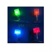 Гирлянда светодиодная «Кубики» ULD-S0700-050/DTA MULTI IP20 CUBES-1 с контроллером 50LED (дл.7м) Uniel 7932