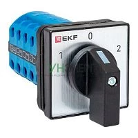 Переключатель кулачковый ПК-1-24 4п 10А "1-0-2" IP65 EKF pk-1-24-10-65 Переключатель кулачковый ПК-1-24 4п 10А "1-0-2" IP65 EKF pk-1-24-10-65