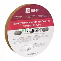 Трубка термоусадочная ТУТ 4/2 прозр. (уп.100м) PROxima EKF tut-4-tr