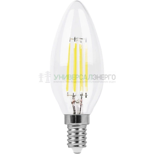 Лампа светодиодная Feron LB-73 Свеча E14 9W 4000K 25958 фото 2