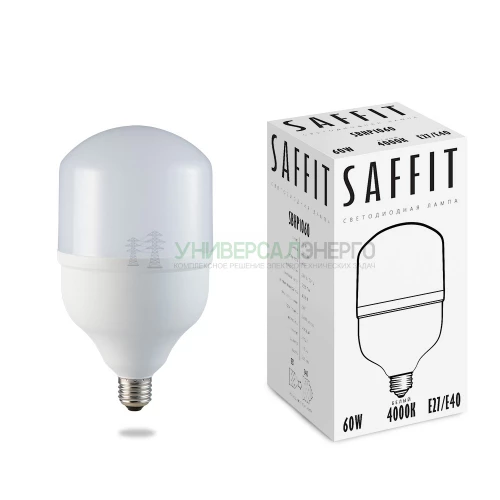 Лампа светодиодная SAFFIT SBHP1060 E27-E40 60W 4000K 55096